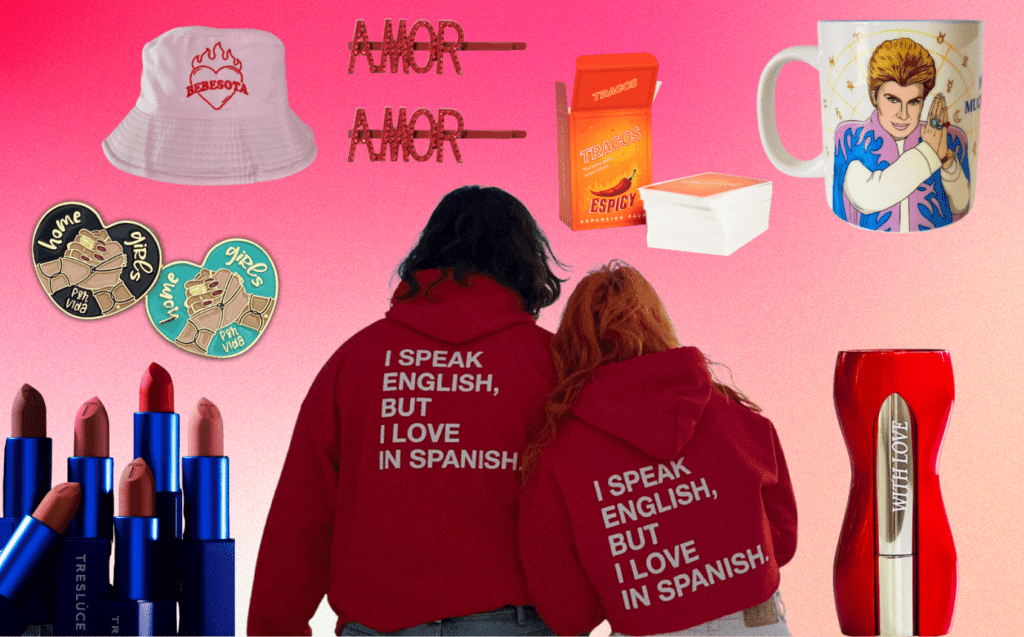 8 shown gifts from Latina-owned businesses to give your friends or lovers this Valentine's Day or Galentine's Day