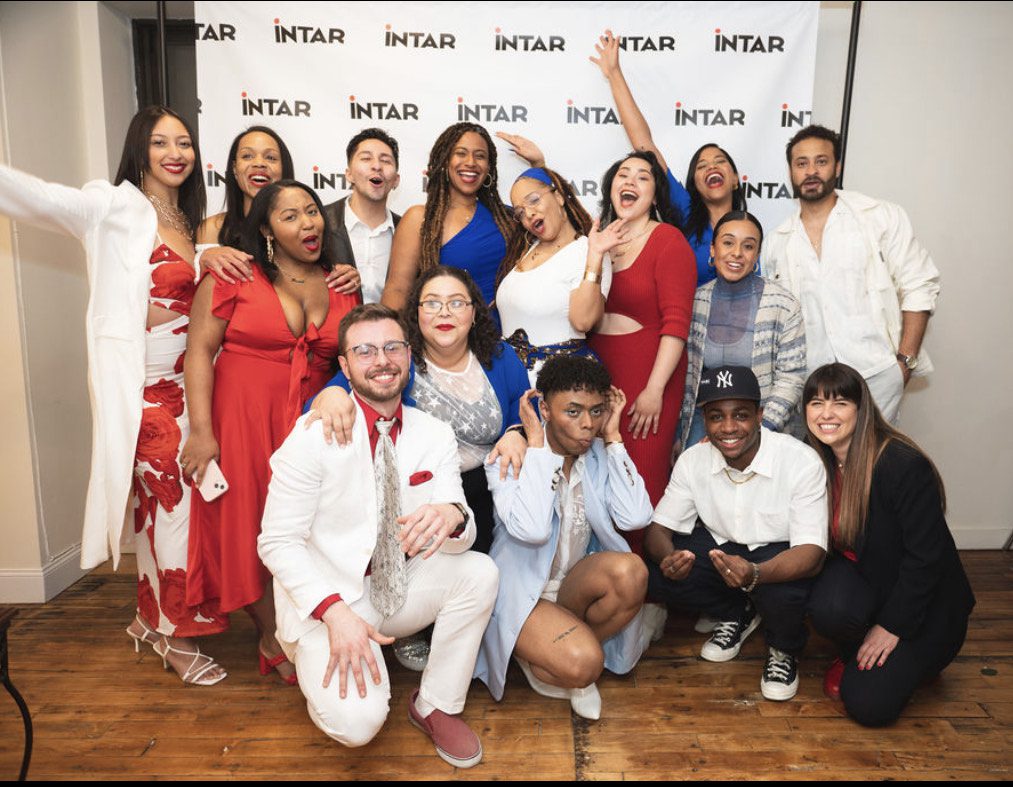 The cast & crew of Bronx-Domincana playwright Julissa Contreras' play "Vámonos" on Off-Broadway, produced by INTAR Theater Company and the Radio Drama Network.